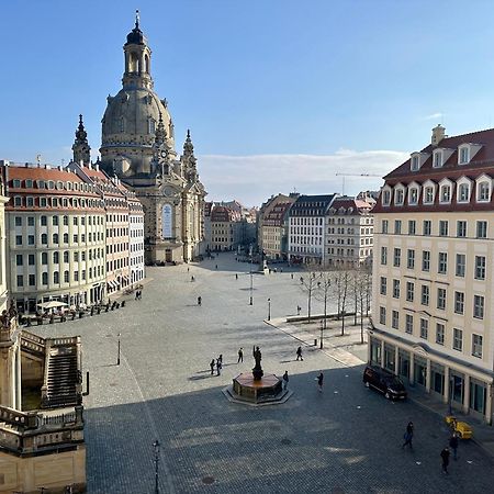דרזדן Luxus Suite Mit Einmaligem Blick Auf Die Frauenkirche מראה חיצוני תמונה