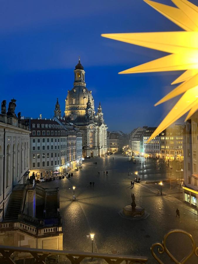 דרזדן Luxus Suite Mit Einmaligem Blick Auf Die Frauenkirche מראה חיצוני תמונה